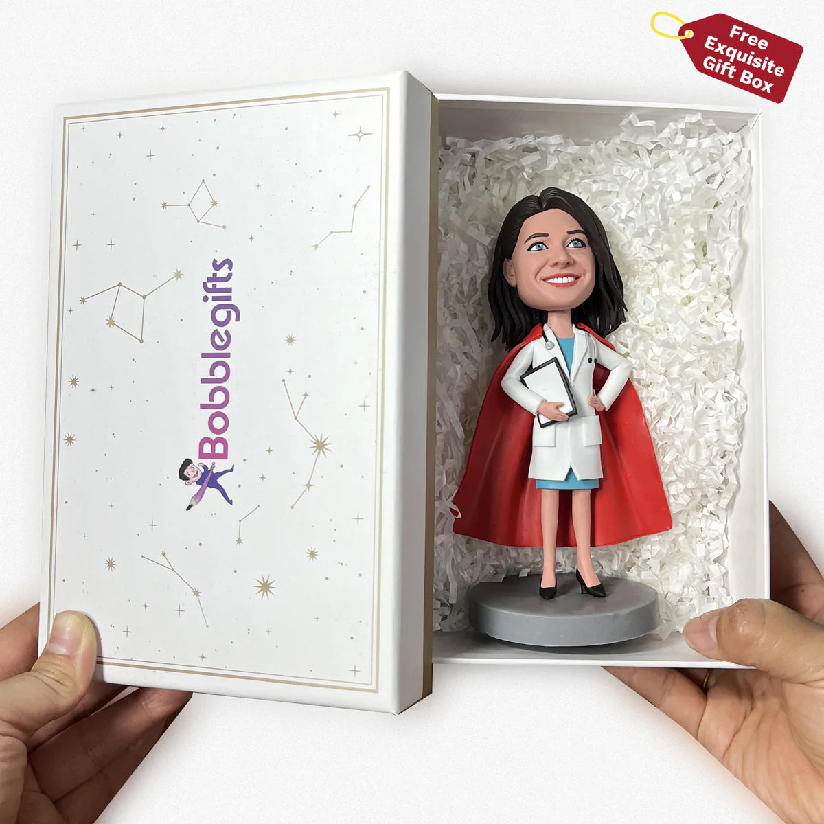Female Doctor Bobblehead - Unique Medical Gift