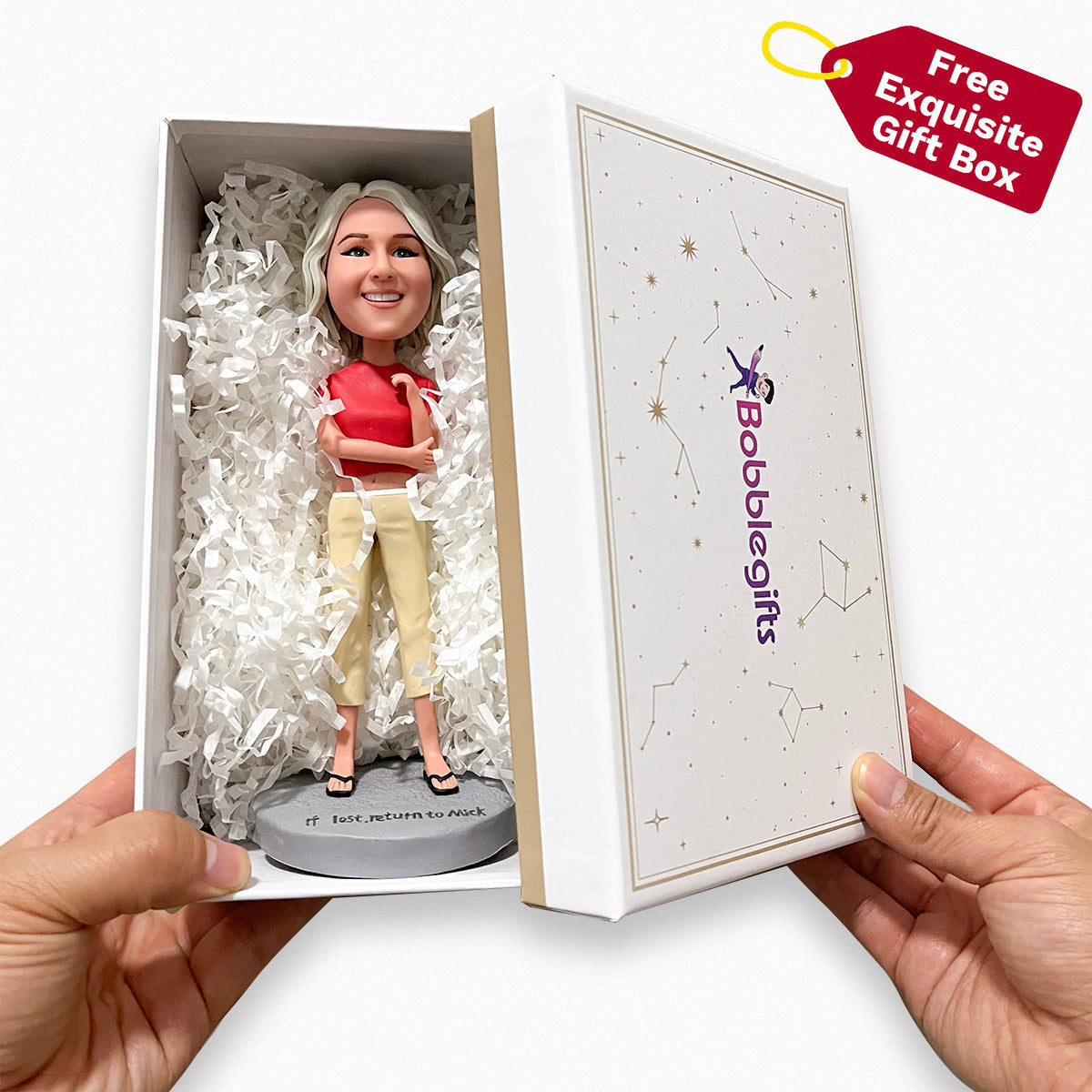 Superwoman Business Mom Bobblehead - Gift For Her main image 1