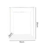 Acrylic Display Case Dustproof Bobblehead Box Desktop Stand
