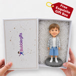 Custom Kid Bobblehead from Photo with Love Heart Base