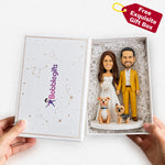 Wedding Couples Custom Bobbleheads with Pets