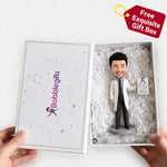 Custom Male Doctor Bobblehead In White Coat