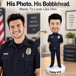 Custom Police Officer Bobblehead