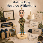 Custom Female Soldier Bobblehead