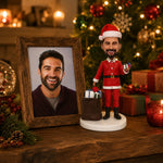 Custom Bobblehead Santa Claus with Christmas gifts