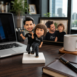 Dad & Son Custom Bobblehead for Father's Day Gifts