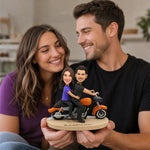 Custom Couple Bobblehead with Locomotive