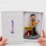 Custom Construction Worker Bobblehead