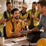 Custom Construction Worker Bobblehead