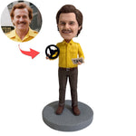 Custom Bobblehead Taxi Driver Figurine