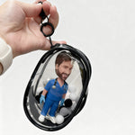 (Fits 12cm Figures) Keychain Display Bag Black