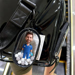 (Fits 12cm Figures) Keychain Display Bag Black