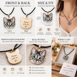 Custom Pet Portrait Necklace