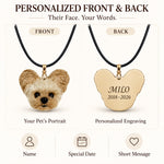 Custom Pet Portrait Necklace