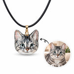 Custom Pet Portrait Necklace