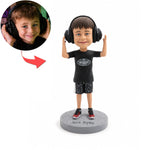 Custom Boy Bobblehead from Photo - Personalized Kids Keepsake Gift