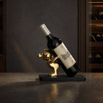 Fun Decorative Bear Wine Bottle Holder for Home Bar