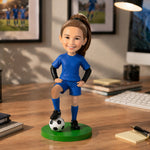 Custom Personalized Youth Football Player Bobblehead Gift