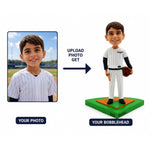 Custom Baseball Player Bobblehead - Personalized Kids Sports Figurine from Photo