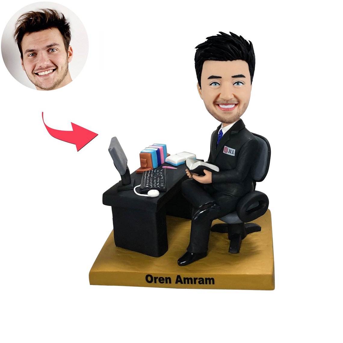 Custom Office Bobblehead For Boss - BobbleGifts AU