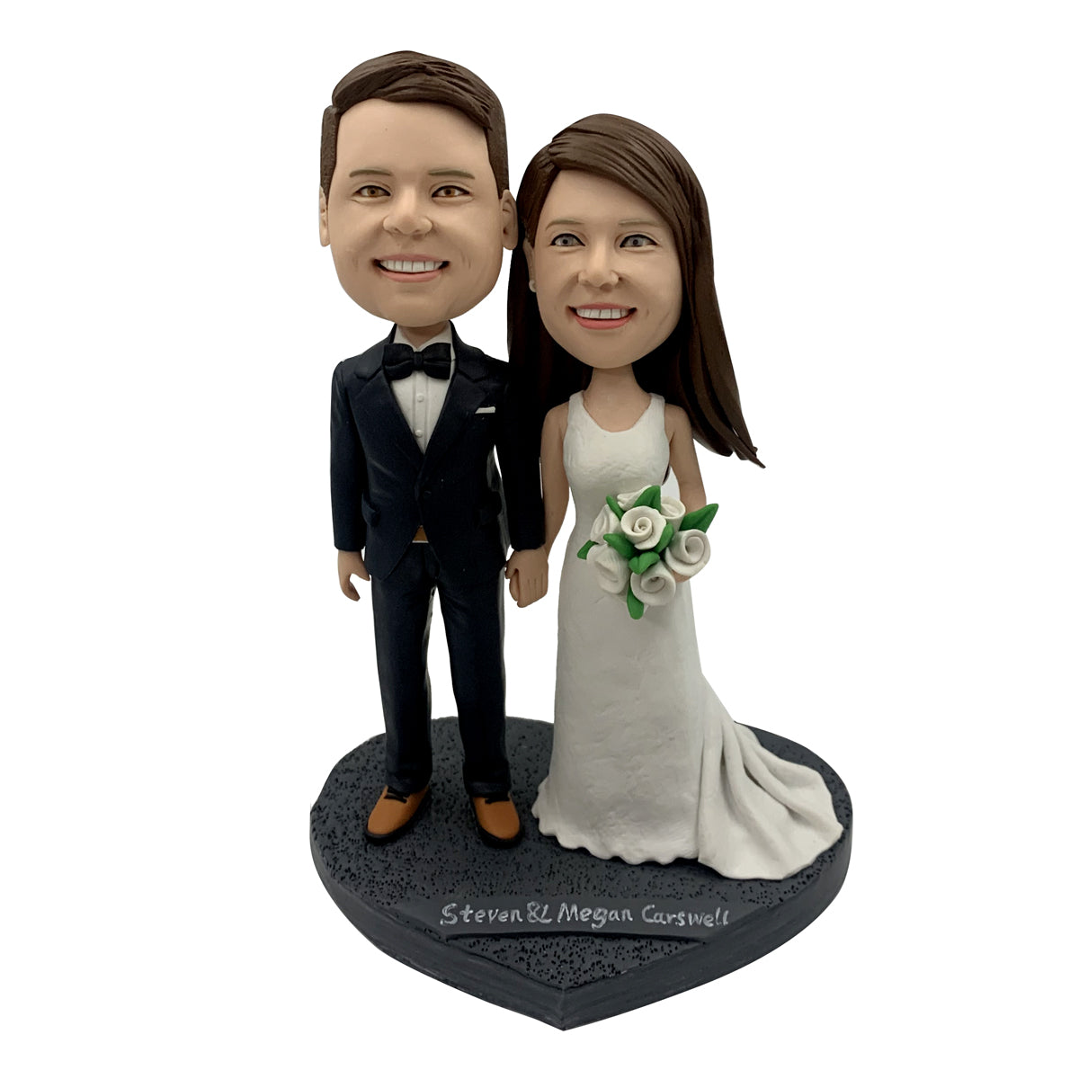 Custom Wedding Cake Topper with Bobblehead