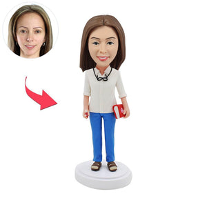 Custom Teacher Bobbleheads Female - BobbleGifts AU