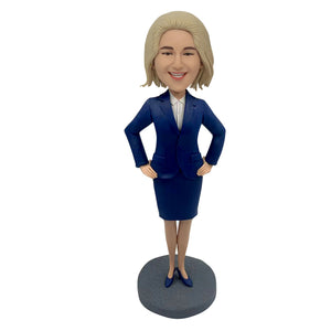 Business Female Custom Bobblehead