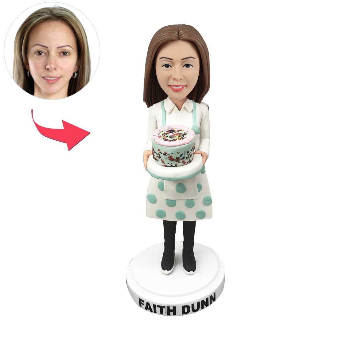 Pastry Cook Custom Bobblehead - BobbleGifts AU