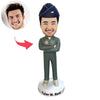 Custom Bobblehead For Air Force Officer - BobbleGifts AU