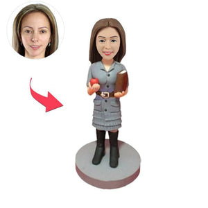 Custom Teacher Bobbleheads Female - BobbleGifts AU