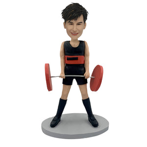Custom Weightlifter Bobblehead