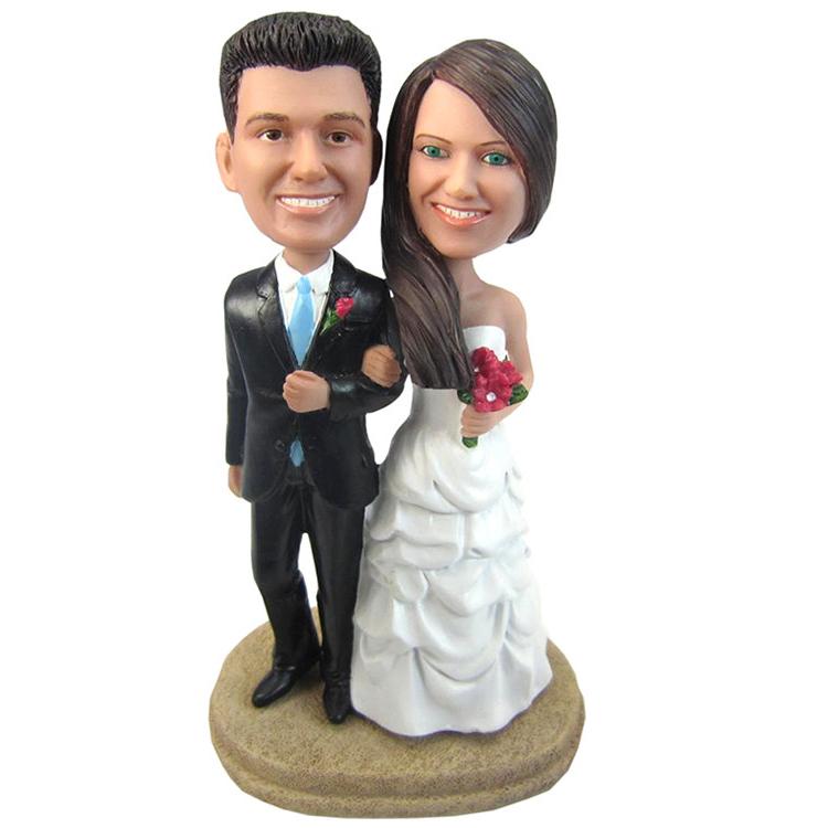 Custom Wedding Couple Bobbleheads - BobbleGifts