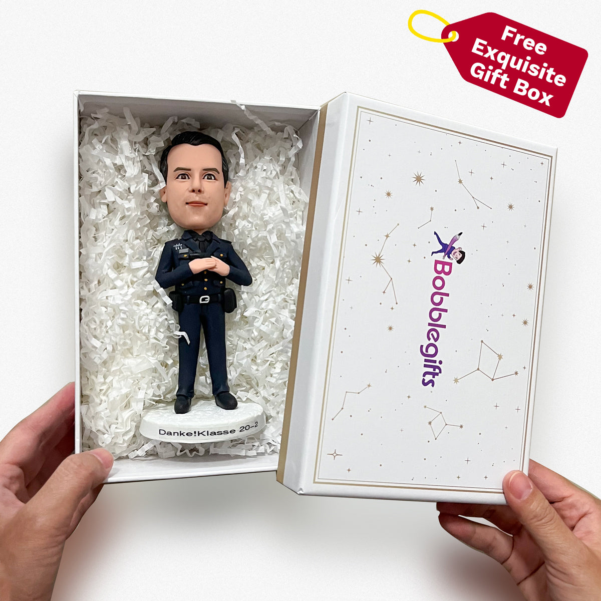 Head-To-Toe Custom Bobblehead for Bridegroom/Groomsman/MC