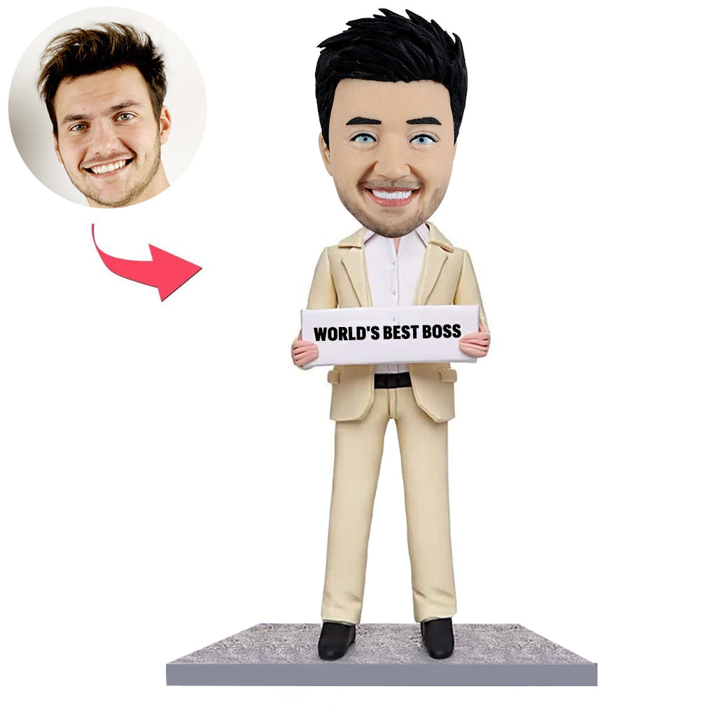 Custom Male Boss Bobblehead